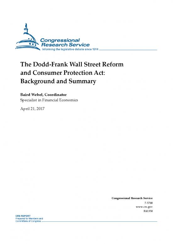 picture Dodd Frank Act Pdf 94865 | R41350