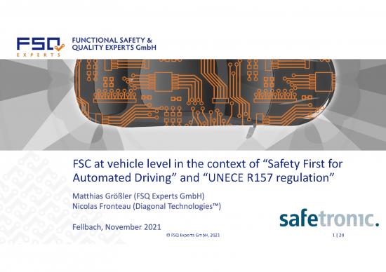 picture_Unece R157 95037 | Safetronic21 Safety First Groessler Fronteau
