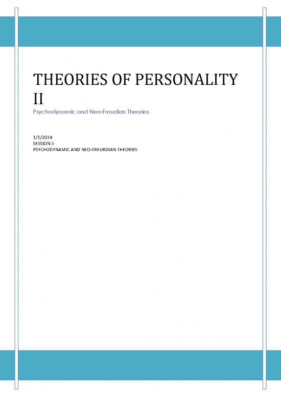 picture Personality Pdf 96141 | Session  5