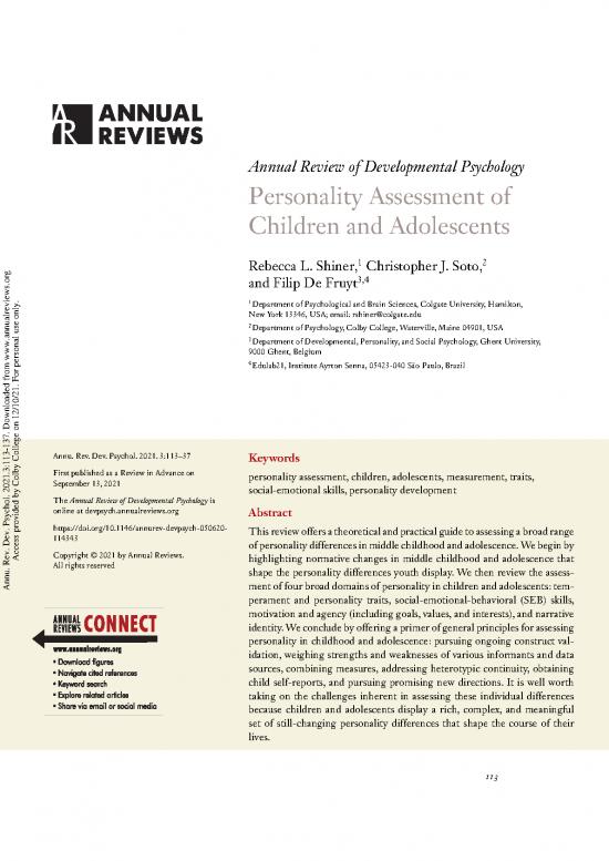 picture1_Personality Pdf 96912 | Shiner Et Al 2021