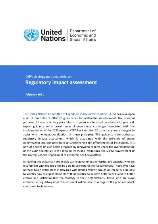 picture_Economic Development Pdf Notes 95063 | Strategy Note Regulatory Impact Assessment Mar 2021