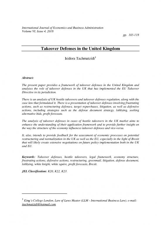 picture1_Business Regulation Pdf 94936 | Takeover Defenses In The United Kingdom