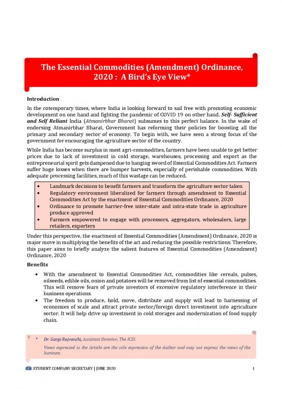 picture1_Essential Commodities Act Amendment 2020 Pdf 95255 | The Essential Commodities Amendment Ordinance 20 Abirdseyeview