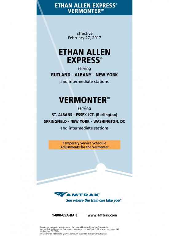 picture1_Schedule Pdf 94533 | Timetables Ethan Allen Express 20170227