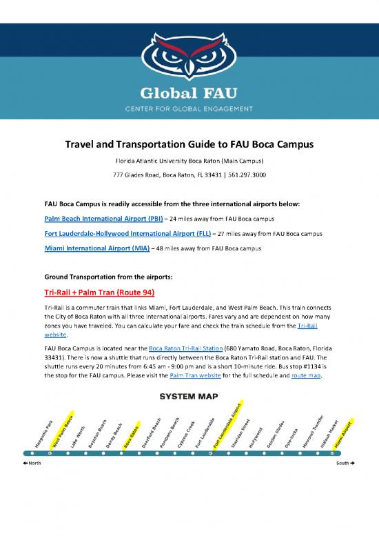 picture Schedule Pdf 94693 | Travel Transportations Guide Fau