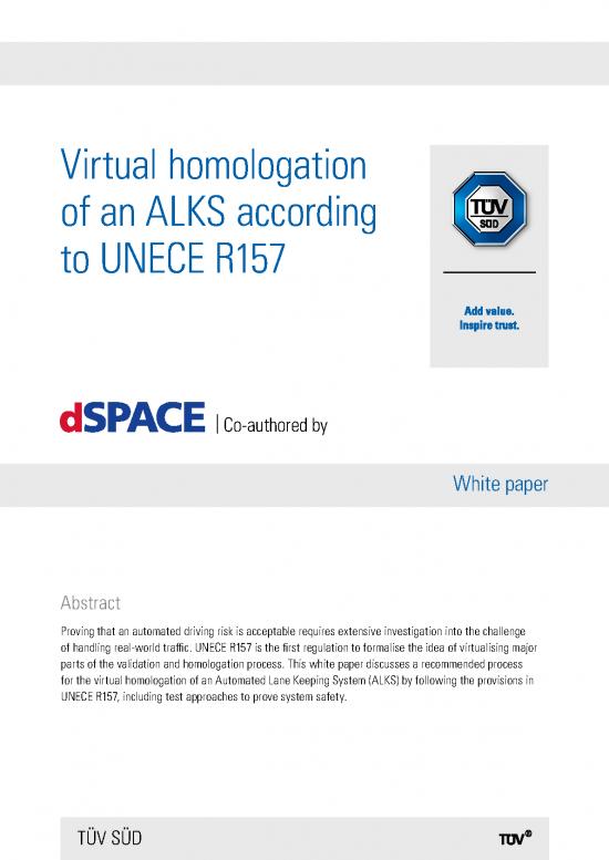 picture1_Unece R157 95748 | Tuvsud Virtual Homologation Of An Alks According To Unece R157