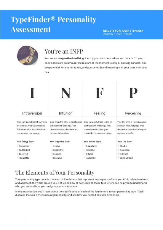 picture Personality Pdf 96316 | Typefinderreport Josef Stepanek 2022 01 05
