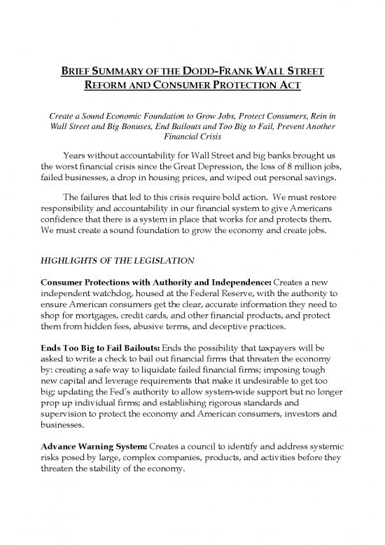 picture Dodd Frank Act Pdf 95158 | Wall Street Reform Summary