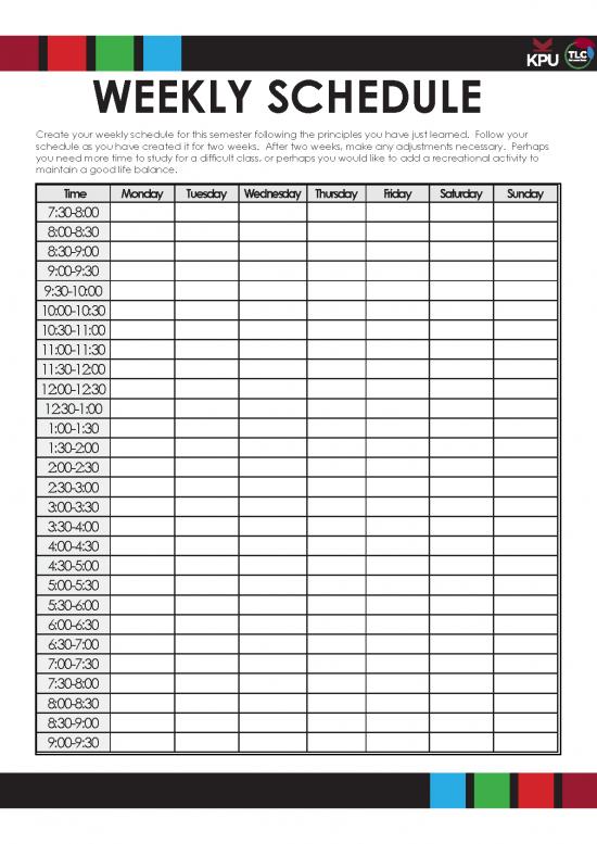 picture1_Weekly Schedule Template Pdf 94540 | Weekly Schedule 5x11