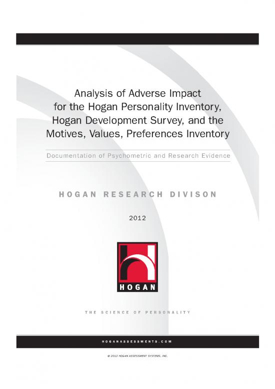 picture Personality Pdf 95844 | White Paper Analysisofadverseimpact For Hpi Hds Mvpi (1)