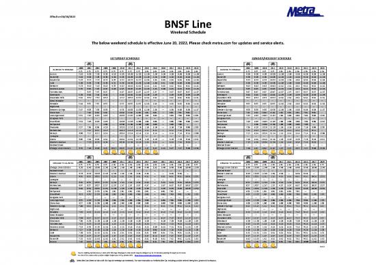 bnsf schedule july 4