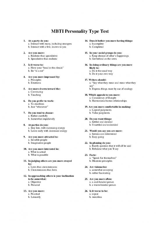 Personality Pdf 96540 Mbti Personality Type Test Personality Pdf 96540 Mbti Personality Type Test