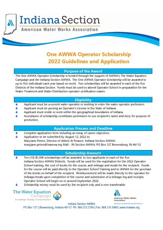 picture_Work Spreadsheet 10235 | One Awwa Operator Scholarship 2022 Guidelines And Application | Beasiswa 2022