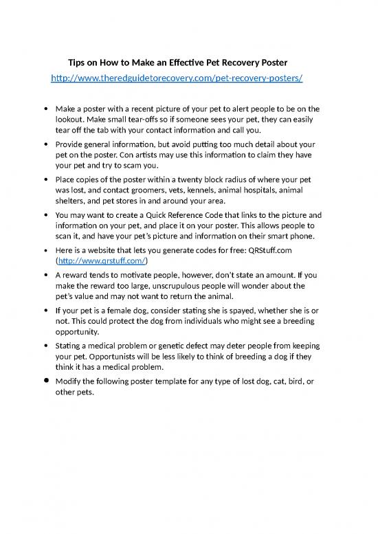 picture Free Tear Off Flyer Template Word 10343 | Lostpetpostertemplate | Flyer Template Word