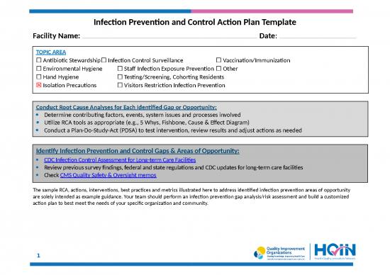 picture_Isolation Precautions Action Plan Template | Flyer Template Word