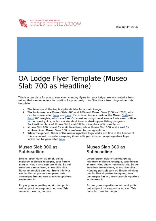 picture_Oa Lodgeflyertemplate | Flyer Template Word