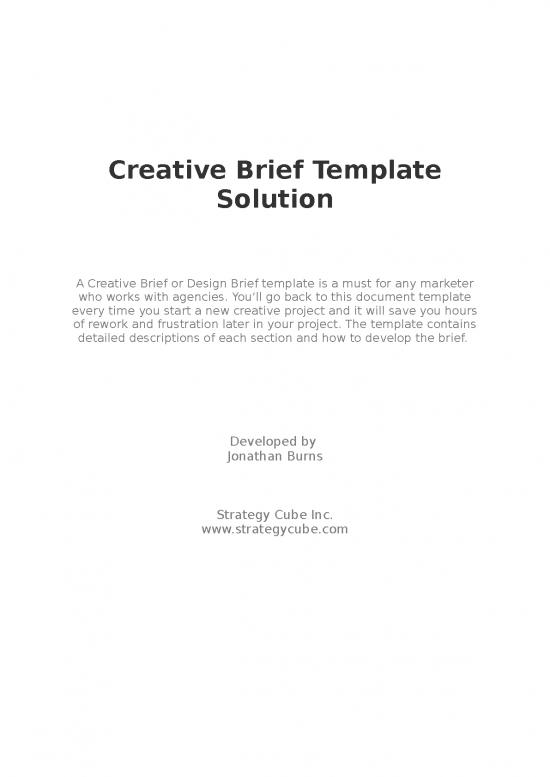 picture_Creative Brief Template 10399 | Creative Brief Template | Flyer Template Word