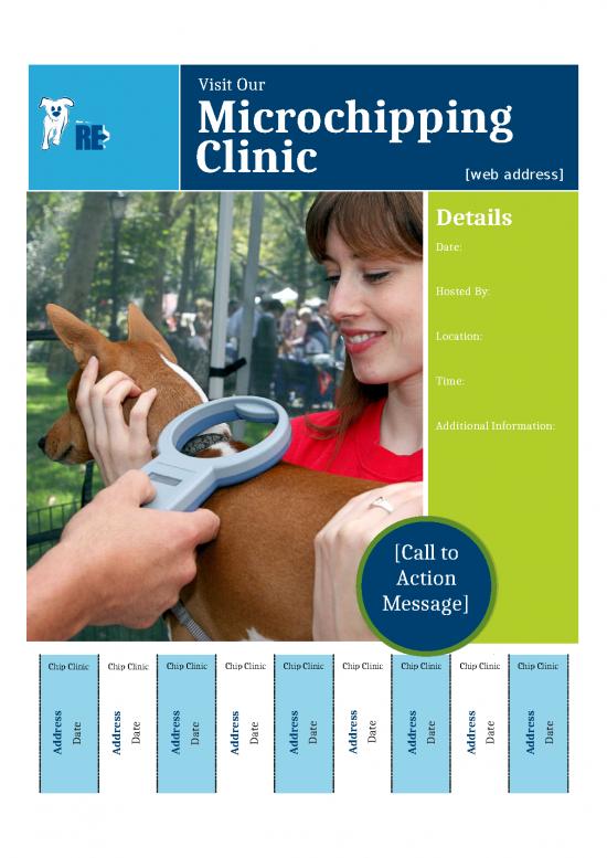 picture_Microchipping Clinic Flyer Template | Flyer Template Word