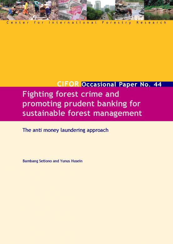 picture Research Pdf 9044 | 2005 Fighting Forest Crime And Promoting Prudent Banking For Sustainable Forest Management | Kehutanan