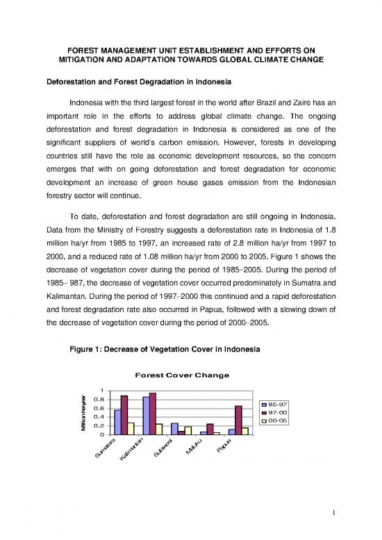 picture Deforestation Pdf 9058 | 2007  From Dephut Web  Forest Management Unit Establishment And Efforst On Mitigation And Adapatation Towards Global Climate Change | Kehutanan