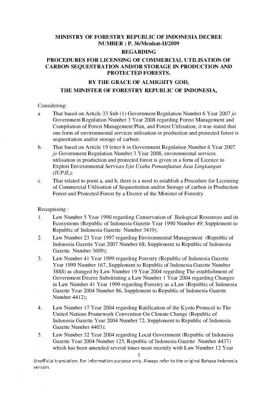 picture Presentasi Usaha 9120 | Or Storage In Production And Protected Forests P 36 | Kehutanan