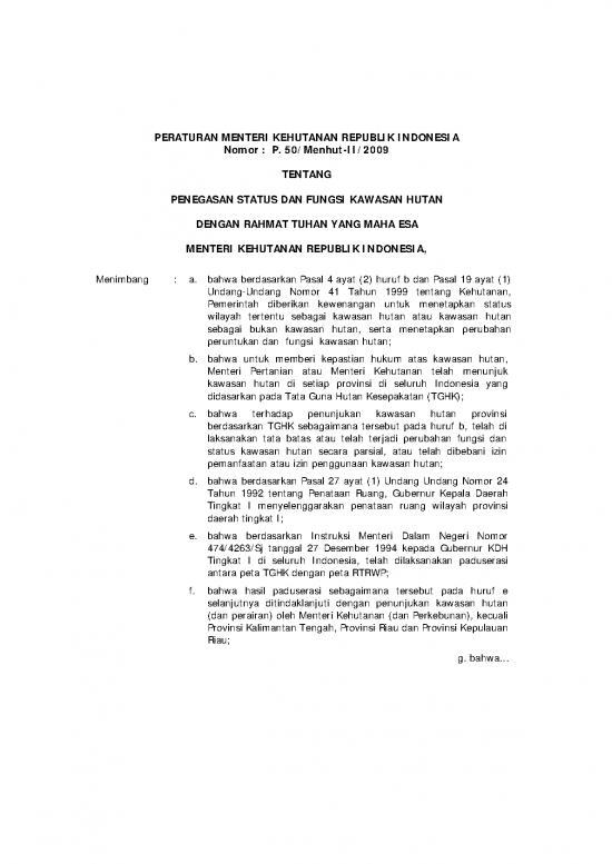 picture_Hukum Pdf 9150 | 07 27 Permenhut 50 | Kehutanan