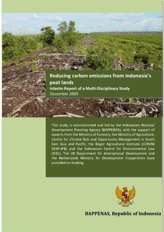 picture_Planning Spreadsheet 9178 | 12 Reducing Carbon Emissions From Indonesia S Peat Lands  By Bappenas | Kehutanan