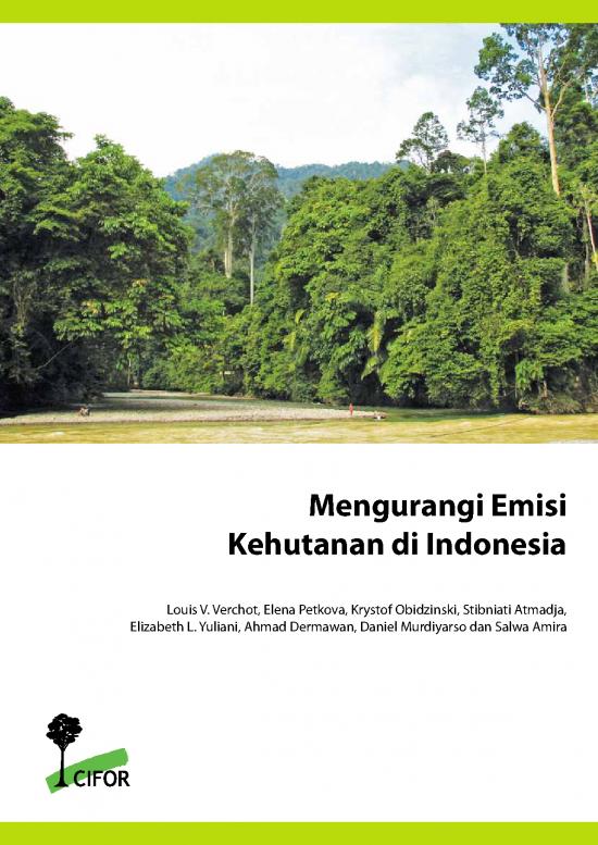 picture_Research Pdf 9194 | 2010 Mengurangi Emisi Kehutanan Di Indonesia | Kehutanan