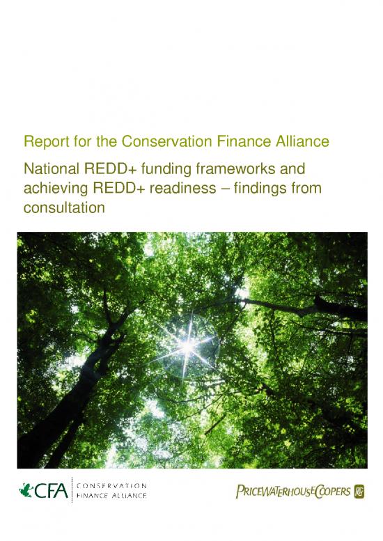 picture_Report Pdf 9204 | National Redd  Funding Frameworks And Achieving Redd  Readiness   Findings From Consultation | Kehutanan