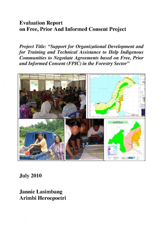picture_Project Management Spread Sheet 9227 | 07 Evaluation Report On Free  Prior And Informed Consent Project | Kehutanan