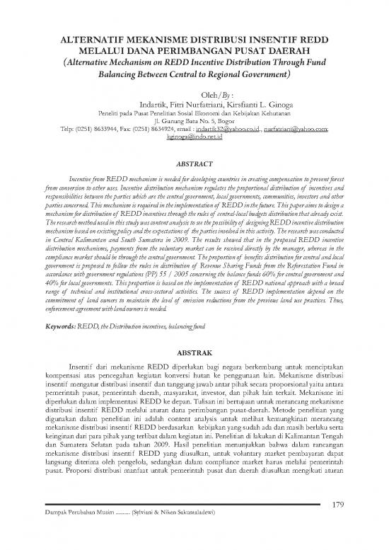 picture1_Ekonomi Pdf 9281 | Alternatif Mekanisme Distribusi Insentif Redd Melalui Dana Perimbangan Pusat Daerah | Kehutanan