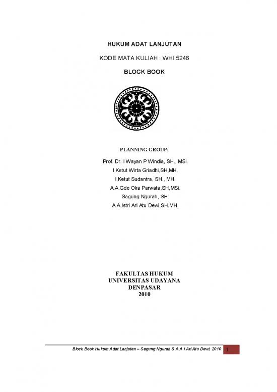 picture_Hukum Pdf 9294 | Bb Hukum Adat Lanjutan Oct 2010 | Ilmu Hukum