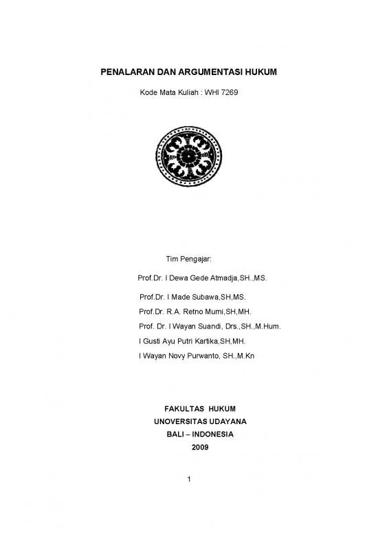 picture1_Hukum Pdf 9327 | Bb Penalaran Dan Argumentasi Hkm 2009 | Ilmu Hukum