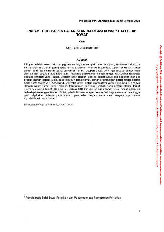 picture_Artikel Pdf 9403 | Parameter Likopen Dalam Standardisasi Konsentrat Buah Tomat | Pertanian Dan Peternakan