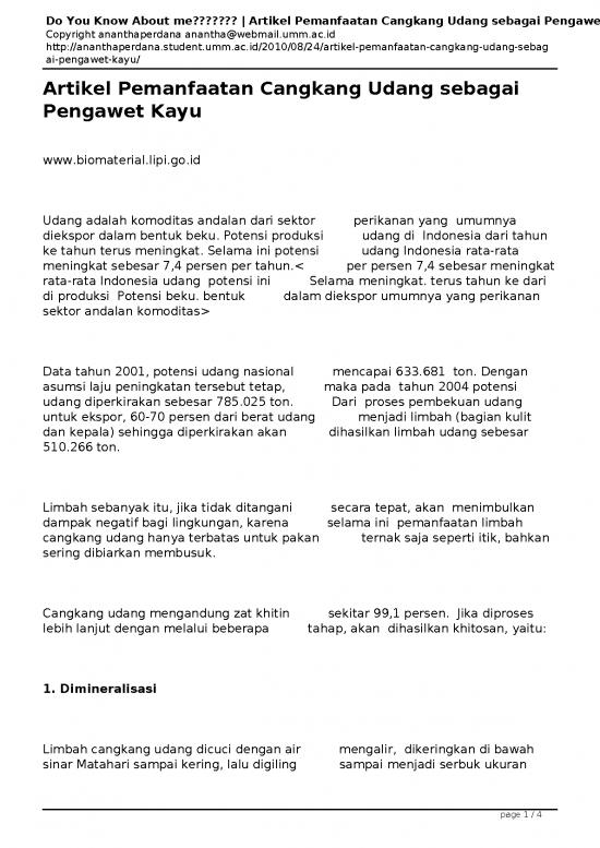 picture1_Artikel Pdf 9419 | Artikel Pemanfaatan Cangkang Udang Sebagai Pengawet Kayu | Pertanian Dan Peternakan picture1_Artikel Pdf 9419 | Artikel Pemanfaatan Cangkang Udang Sebagai Pengawet Kayu | Pertanian Dan Peternakan