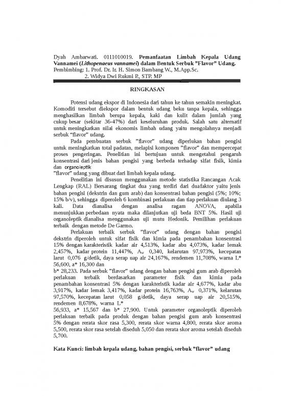 picture_Contoh Metode Penelitian 9436 | Limbah Kepala Udang Vannamei  Lithopenaeus Vannamei  Dalam Bentuk Serbuk Flavor Udang  Abstrak | Pertanian Dan Peternakan