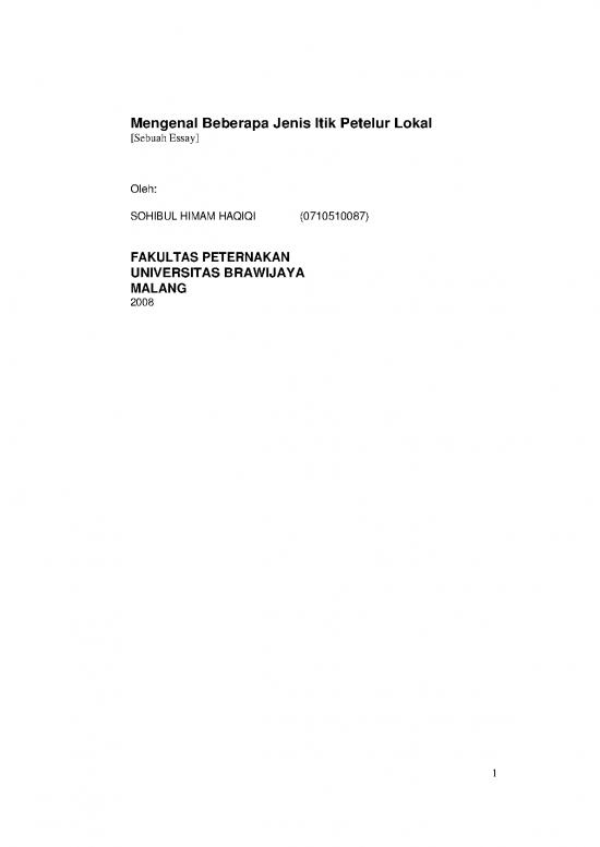 picture_X Mengenal Beberapa Jenis Itik Petelur Lokal | Pertanian Dan Peternakan