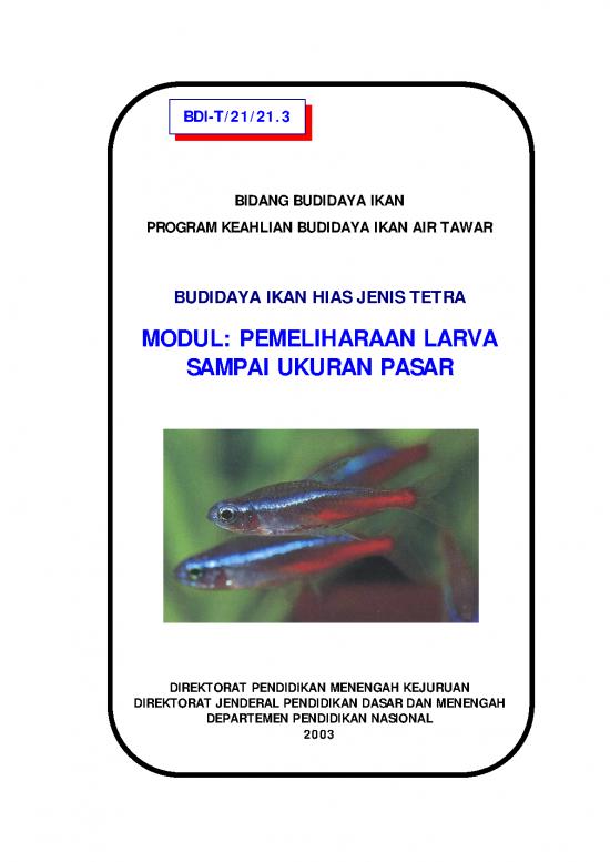 picture_Pendidikan Pdf 9510 | Budidaya Ikan Hias Tetra Pemeliharaan Larva Sampai Ukuran Pa | Pertanian Dan Peternakan