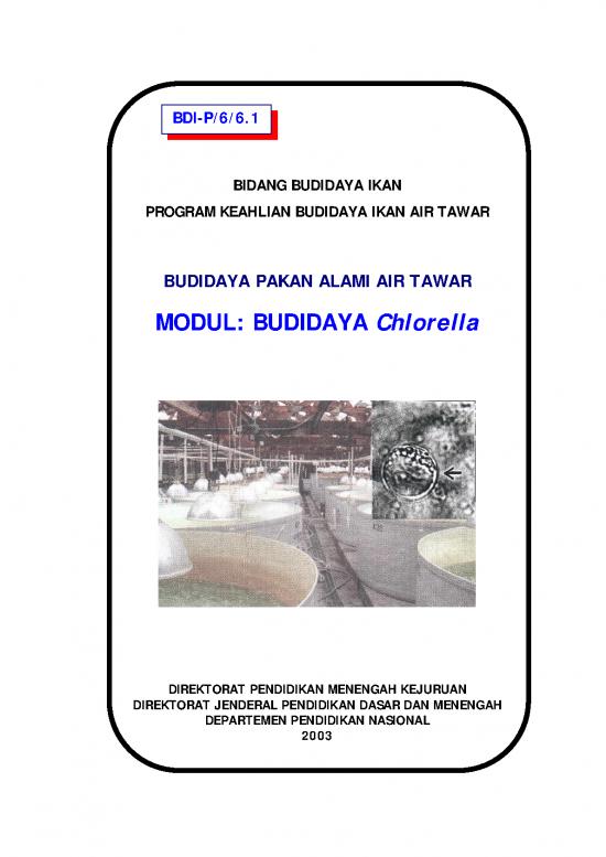 picture_Presentasi Usaha 9513 | Budidaya Pakan Alami Air Tawar Budidaya Chlorella | Pertanian Dan Peternakan
