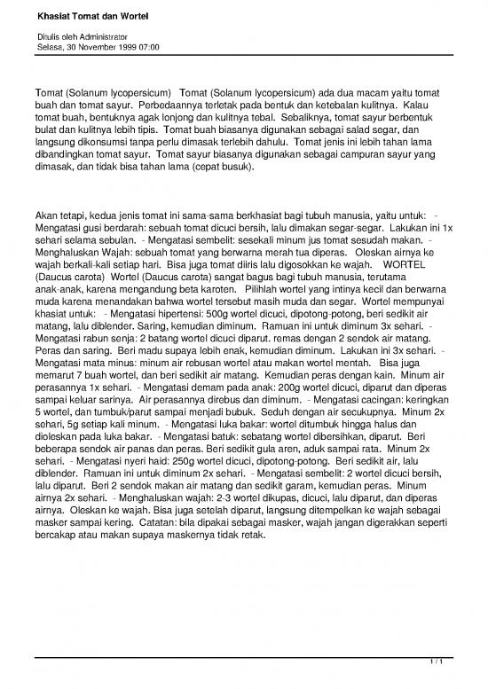 picture_Tomat Pdf 9530 | Khasiat Tomat Dan Wortel | Pertanian Dan Peternakan