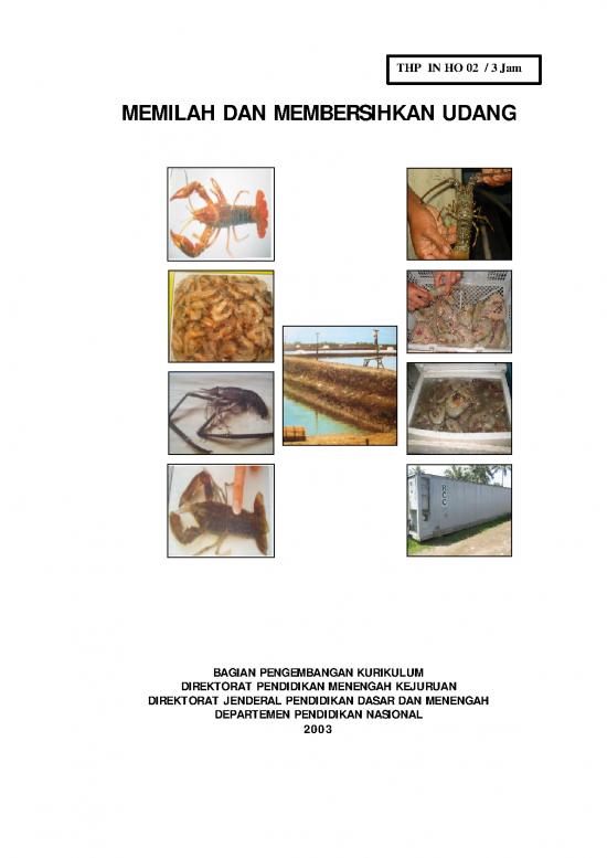 picture Ekonomi Pdf 9550 | Memilah Dan Membersihkan Udang | Pertanian Dan Peternakan