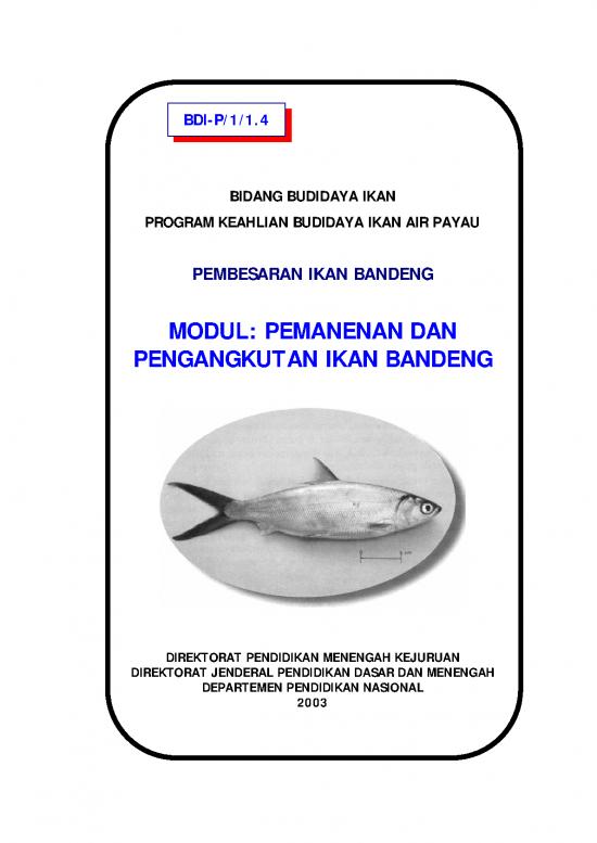 picture1_Pendidikan Pdf 9607 | Pembesaran Ikan Bandeng Pemanenan Dan Pengangkutan Ikan Band | Pertanian Dan Peternakan