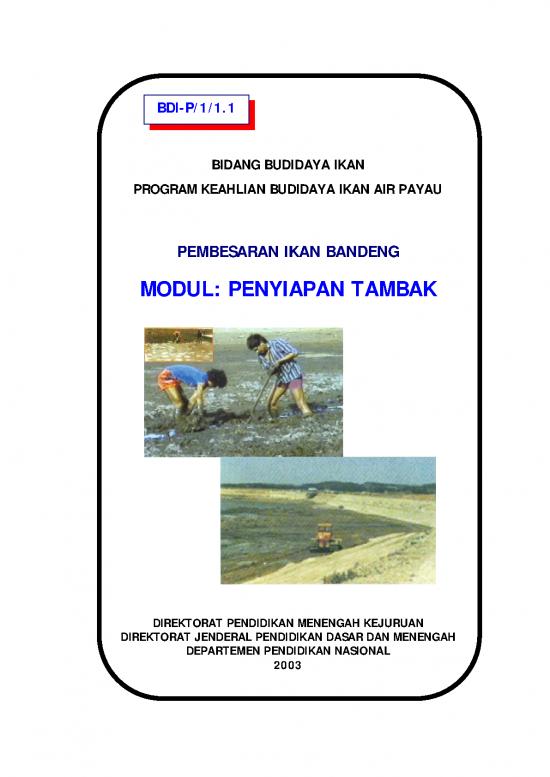 picture_Pendidikan Pdf 9610 | Pembesaran Ikan Bandeng Penyiapan Tambak | Pertanian Dan Peternakan
