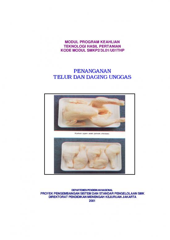 picture_Pertanian Pdf 9623 | Penanganan Telur Dan Daging Unggas | Pertanian Dan Peternakan