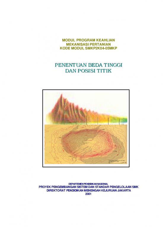 picture_Pertanian Pdf 9628 | Penentuan Beda Tinggi Dan Posisi Titik | Pertanian Dan Peternakan