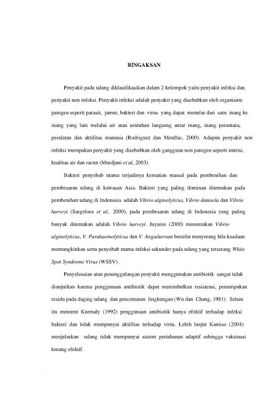 picture_Materi Bakteri Pdf 9633 | Pengaruh Immunostimulan Bakterin Vibrio Alginolyticus Terhadap Respon Immun Seluler Udang Windu Yang Dipapar Bakteri Vibrio Alginolyticus  Abstrak | Pertanian Dan Peternakan