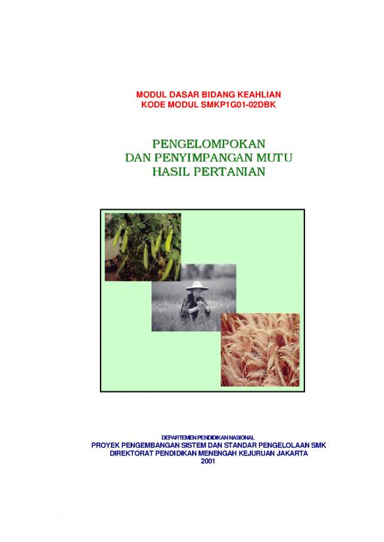 picture_Pertanian Pdf 9635 | Pengelompokkan Dan Penyimpangan Mutu Hasil Pertanian | Pertanian Dan Peternakan