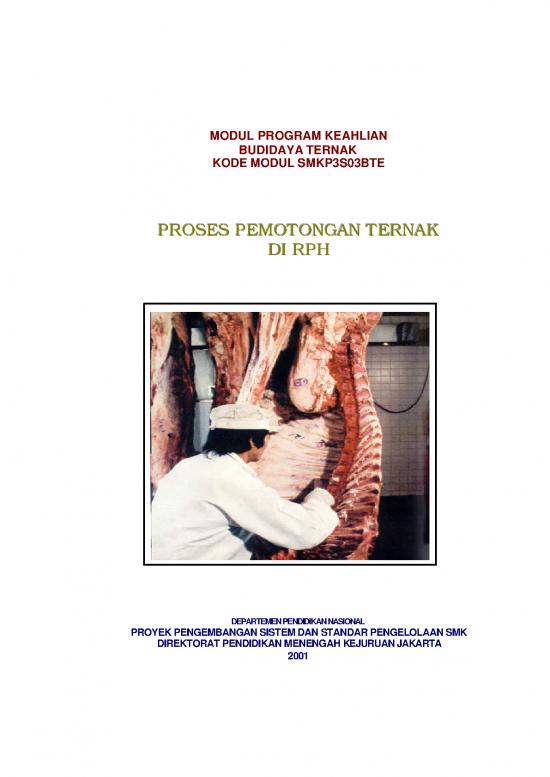 picture_Pertanian Pdf 9652 | Proses Pemotongan Ternak Di Rph | Pertanian Dan Peternakan