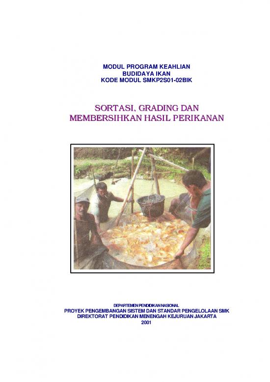 picture1_Pertanian Pdf 9669 | Sortasi Grading Dan Membersihkan Hasil Perikanan | Pertanian Dan Peternakan