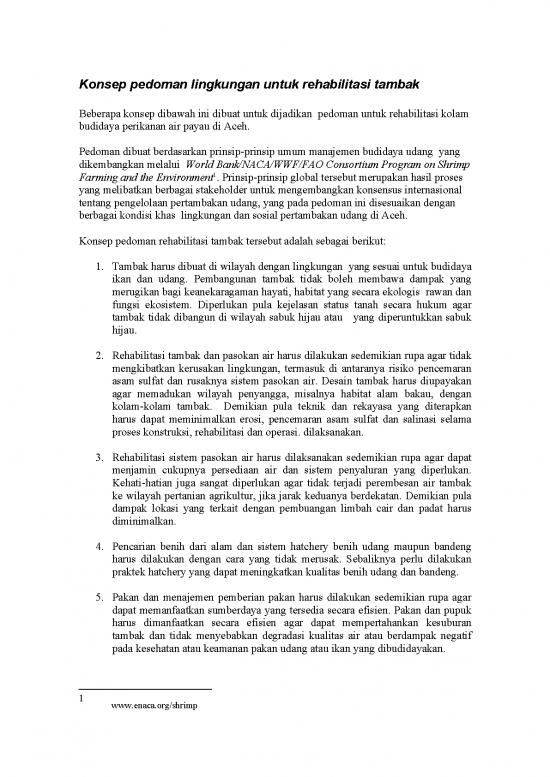 picture Manajemen Pdf 9675 | Tambak Rehab Guide Bahasa | Pertanian Dan Peternakan